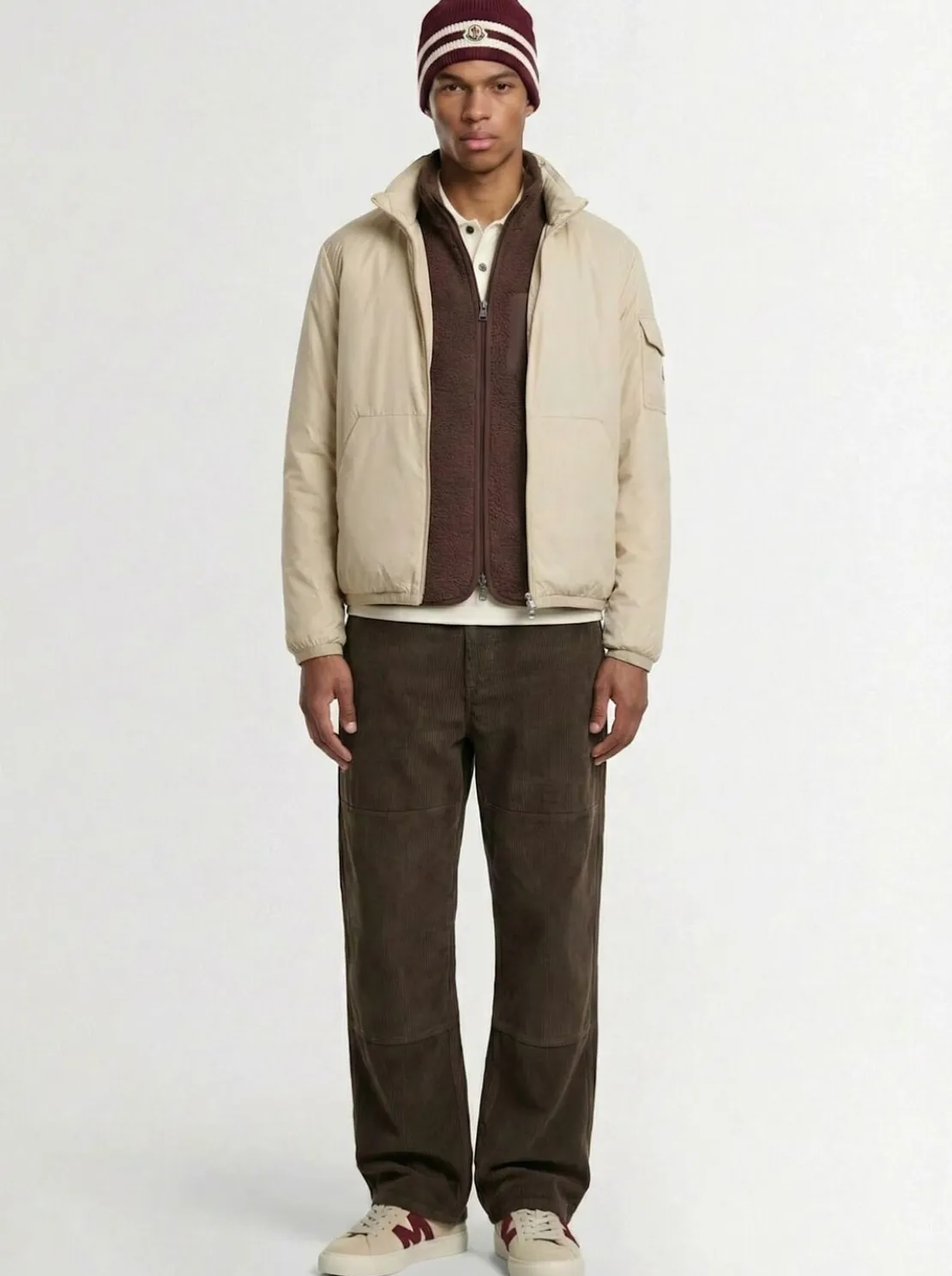 Breezes nylon down jacket