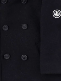Caban wool blend coat