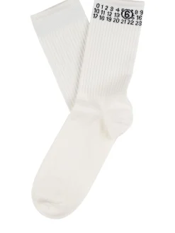 Calzini in misto cotone jacquard con logo