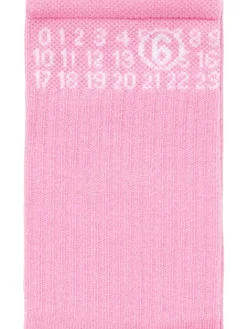 Calzini in misto cotone jacquard con logo