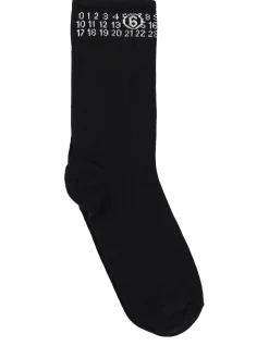 Calzini in misto cotone jacquard con logo