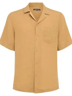 Camicia bowling Angelo in lino