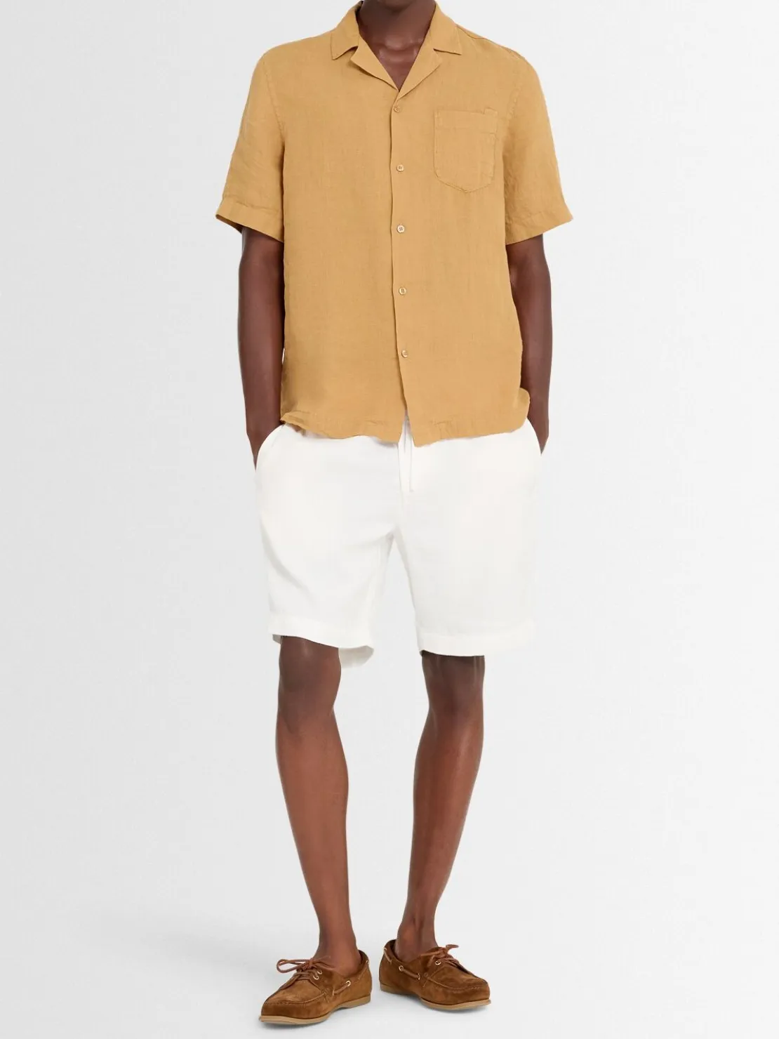 Camicia bowling Angelo in lino