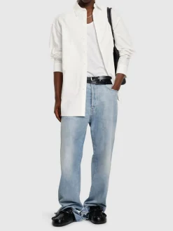 Camicia con applicazioni in pizzo