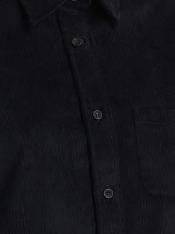 Camicia in cotone a coste Sara