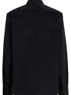 Camicia in cotone a coste Sara