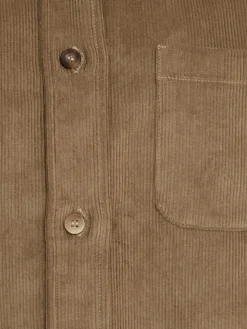 Camicia in cotone a coste Sara
