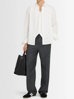 Camicia in cotone a strati