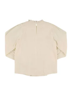 Camicia in cotone con ricami