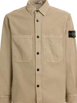 Camicia in cotone effetto vintage