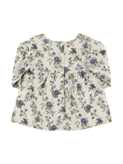 Camicia in cotone e lino con stampa