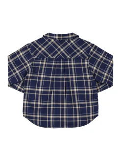 Camicia in cotone madras stampato