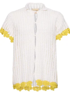 Camicia in crochet di cotone