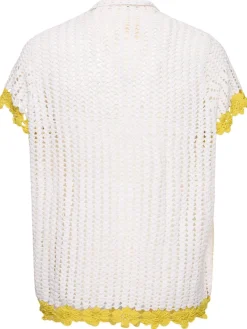 Camicia in crochet di cotone