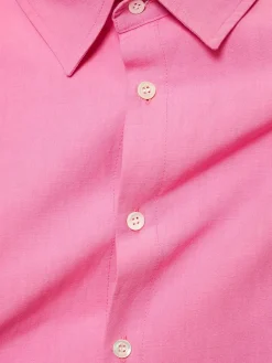 Camicia in lino e cotone