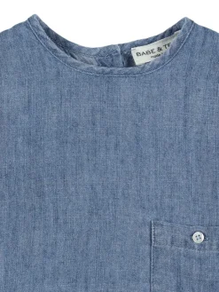 Camicia in lyocell e lino