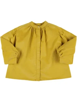 Camicia in millerighe a pieghe