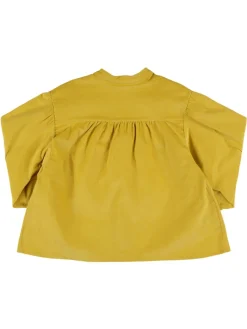 Camicia in millerighe a pieghe
