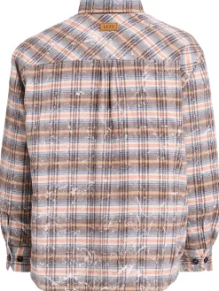 Camicia in misto lana a quadri