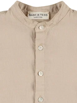 Camicia in misto lino