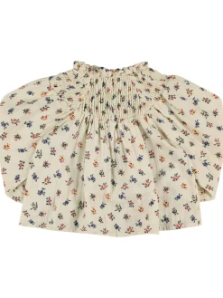 Camicia in mussola di cotone stampata