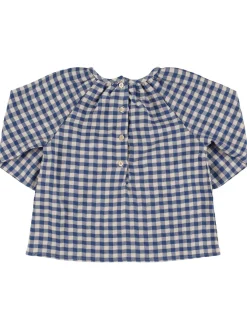 Camicia in popeline a quadri