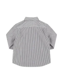 Camicia in popeline di cotone a righe