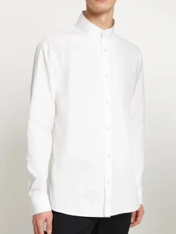 Camicia in raso di cotone
