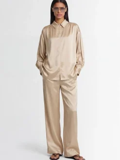 Camicia in raso Leonora