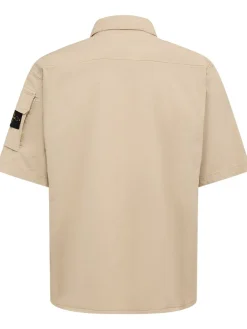 Camicia in twill di cotone stretch