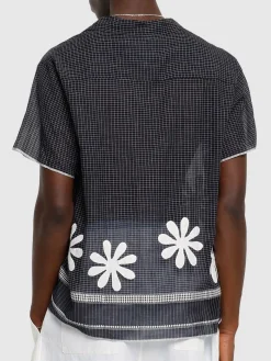 Camicia manica corta Daisy in cotone