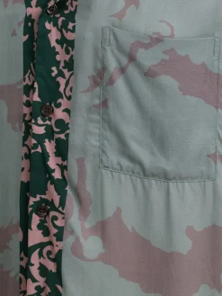 Camicia maniche corte Carltone in cupro