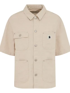 Camicia maniche corte in misto cotone Michigan