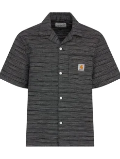 Camicia maniche corte jacquard Gellar