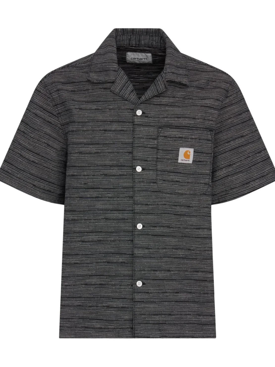 Camicia maniche corte jacquard Gellar