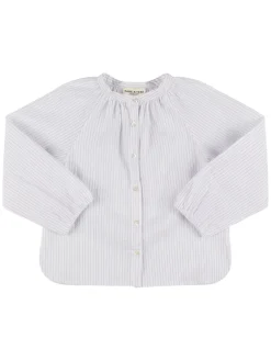 Camicia oversize in misto cotone