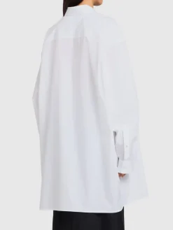 Camicia oversize Victoria in popeline di cotone