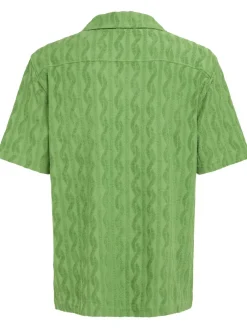 Camicia Roberto in spugna jacquard