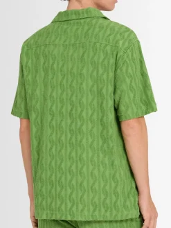 Camicia Roberto in spugna jacquard