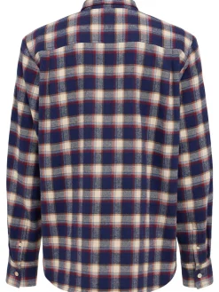 Camicia sartoriale in misto cotone check