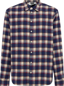 Camicia sartoriale in misto cotone check