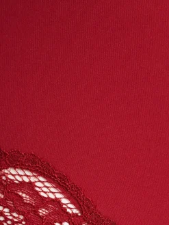 Cami nylon blend thong bodysuit