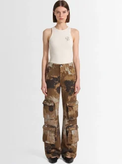 Camouflage cargo pants