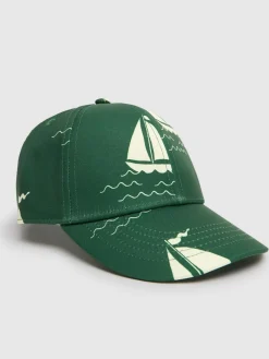 Cappello baseball in cotone stampato