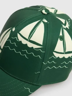 Cappello baseball in cotone stampato