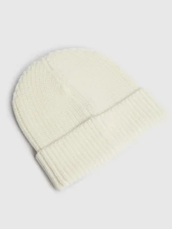 Cappello beanie in maglia di misto lana con logo