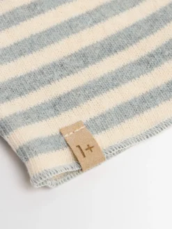 Cappello beanie in misto cotone a righe