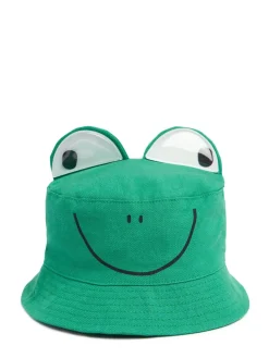 Cappello bucket Frog in gabardina di cotone