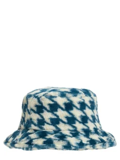 Cappello bucket in pelliccia sintetica