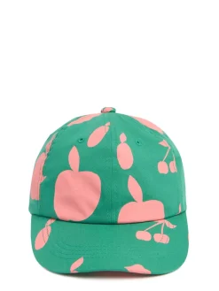 Cappello in cotone con stampa Fruit